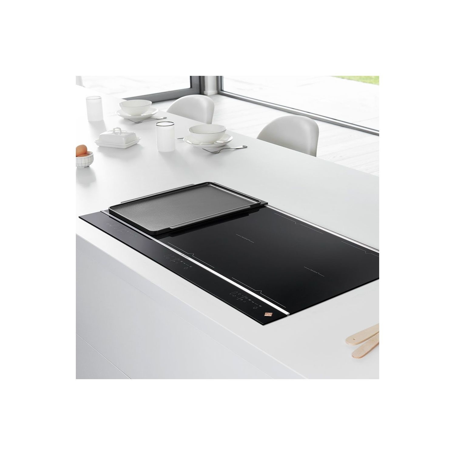 De Dietrich DPI7969XS 90cm 3 Horizones Induction Hob Slide System 6 Functions Black Appliances Direct De Dietrich DPI7969XS 90cm 3 Horizones Induction Hob Slide System 6 Functions Black Appliances Direct