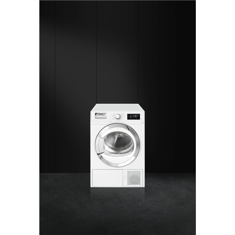 Smeg DRF81AUK 8kg Freestanding Heat Pump Tumble Dryer - White
