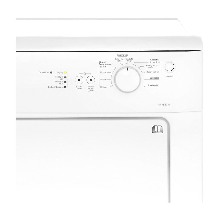 Beko DRVS62W 6kg Freestanding Vented Sensor Dryer - White
