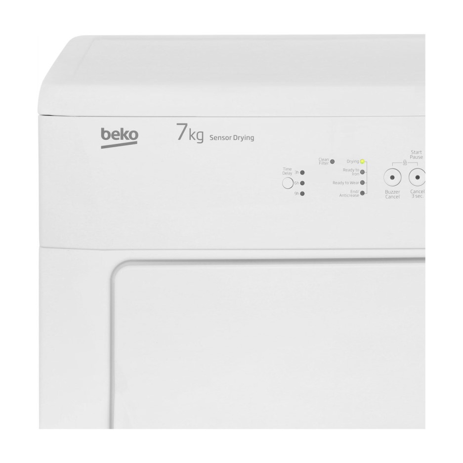 Beko DRVS73W 7kg Freestanding Vented Tumble Dryer White Appliances