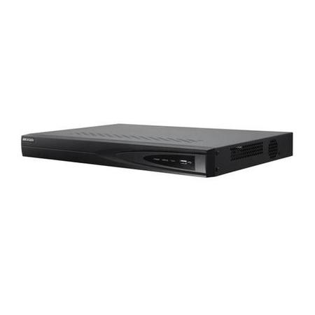 Hikvision 4CH NVR 4xPoE HDMI VGA Incoming bandwidth 40Mbps Outgoing Bandwidth 80Mbps Audio Out Alarms I/O Up to 6MP Realtime Recording 1HDD Max 6TB 12VDC 3 Year Warrenty Plug & Play