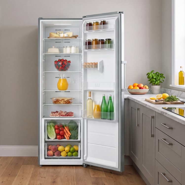 DeSantii 362 Litre Freestanding Larder Fridge – Inox