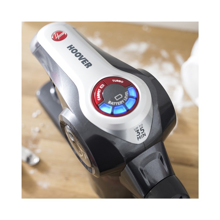 Hoover DS22G Discovery Cordless Stick Vacuum Cleaner - Titanium & Red