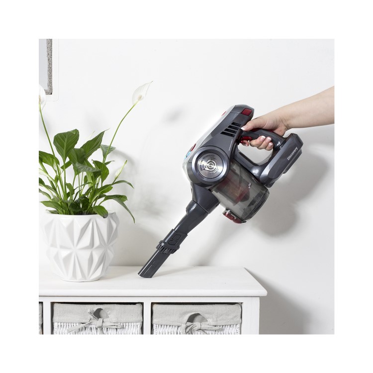 Hoover DS22G Discovery Cordless Stick Vacuum Cleaner - Titanium & Red