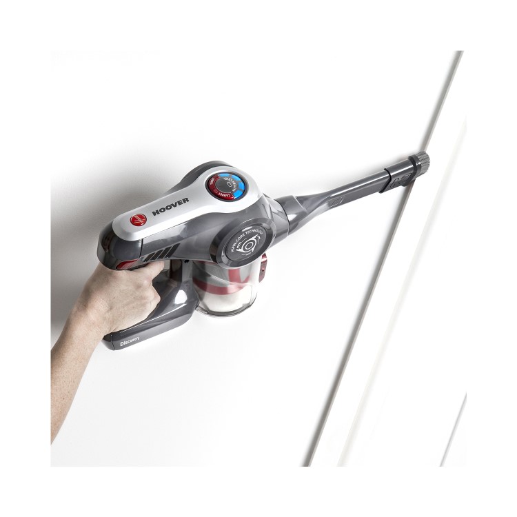 Hoover DS22G Discovery Cordless Stick Vacuum Cleaner - Titanium & Red
