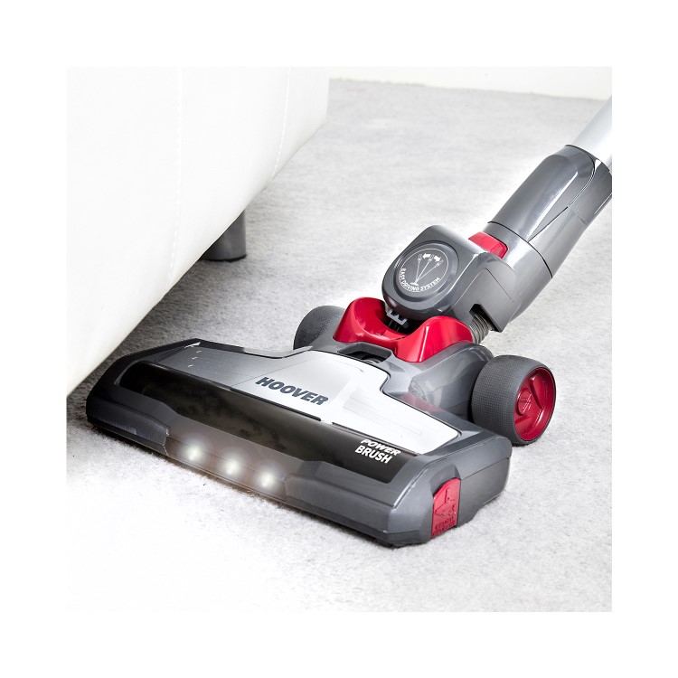 Hoover DS22G Discovery Cordless Stick Vacuum Cleaner - Titanium & Red