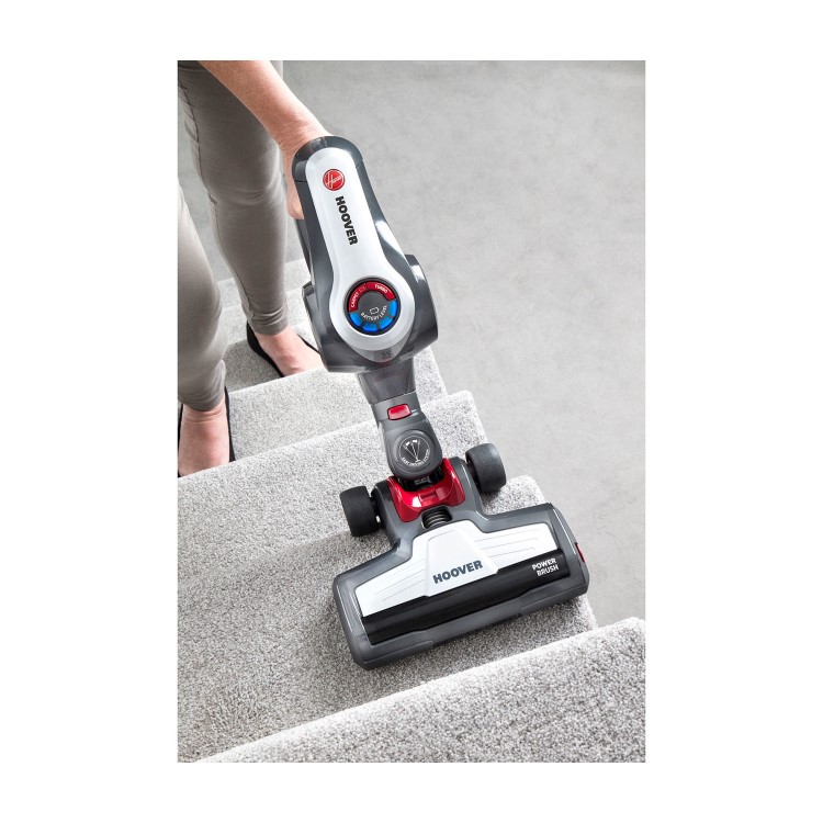 Hoover DS22G Discovery Cordless Stick Vacuum Cleaner - Titanium & Red