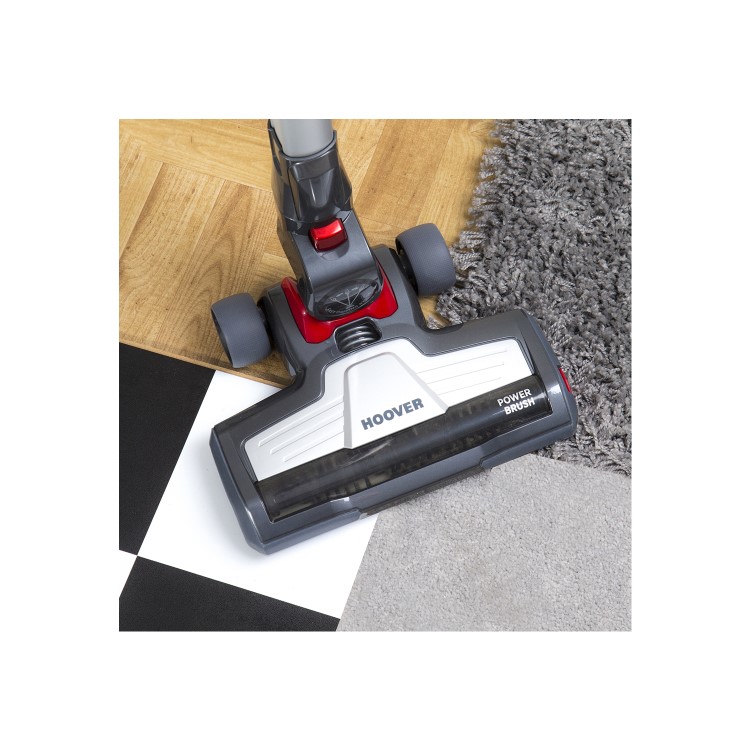 Hoover DS22G Discovery Cordless Stick Vacuum Cleaner - Titanium & Red