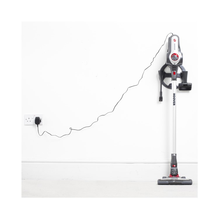 Hoover DS22G Discovery Cordless Stick Vacuum Cleaner - Titanium & Red