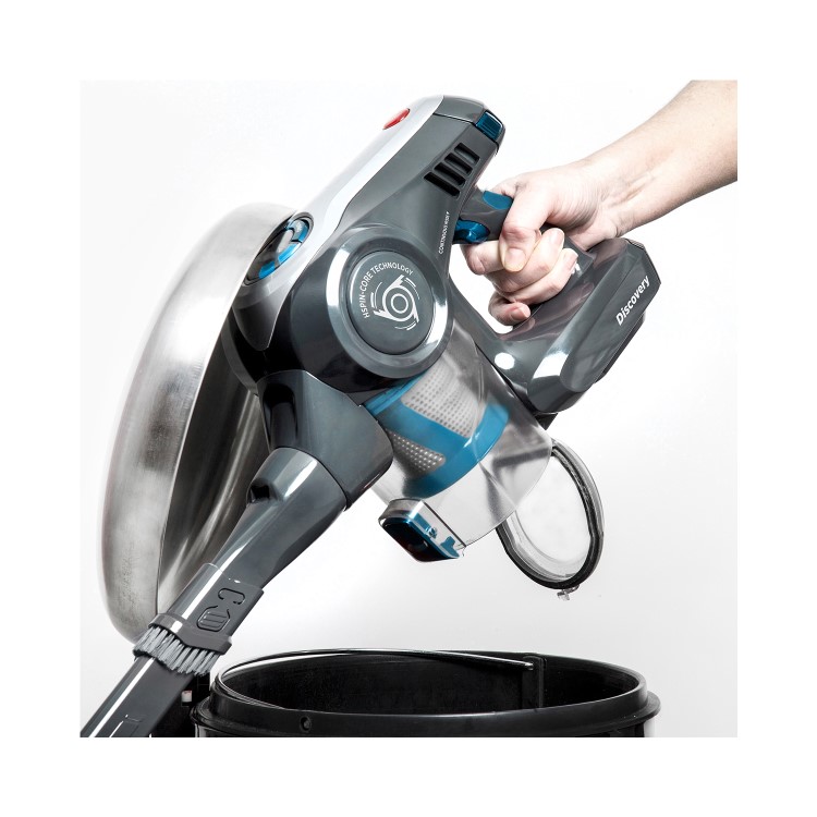 Hoover DS22PTG Discovery Pets Cordless Stick Vacuum Cleaner - Titanium & Turquoise