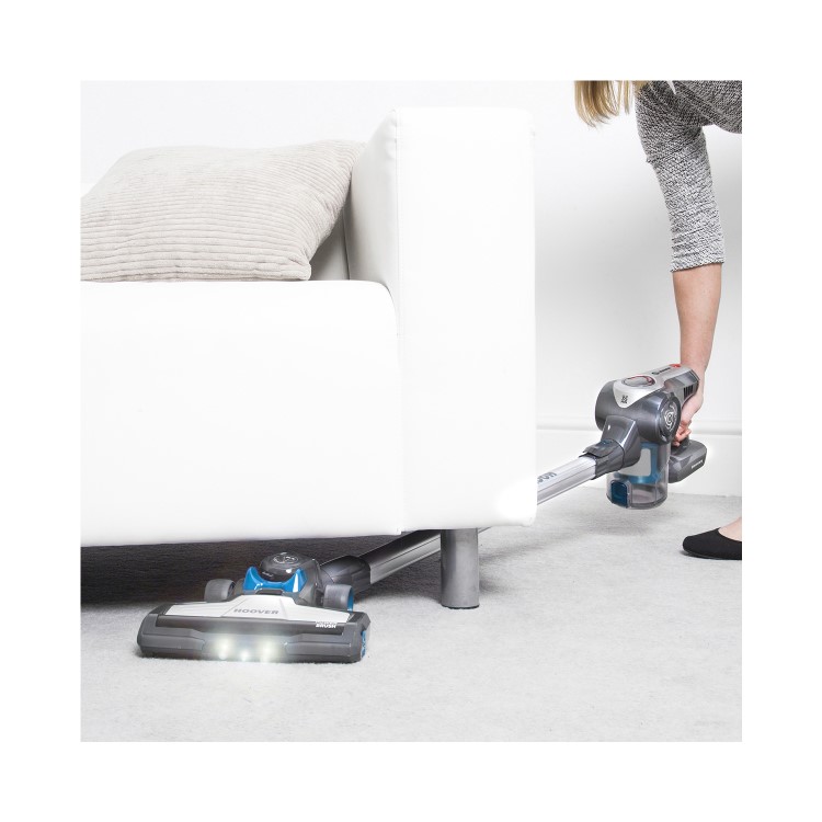 Hoover DS22PTG Discovery Pets Cordless Stick Vacuum Cleaner - Titanium & Turquoise
