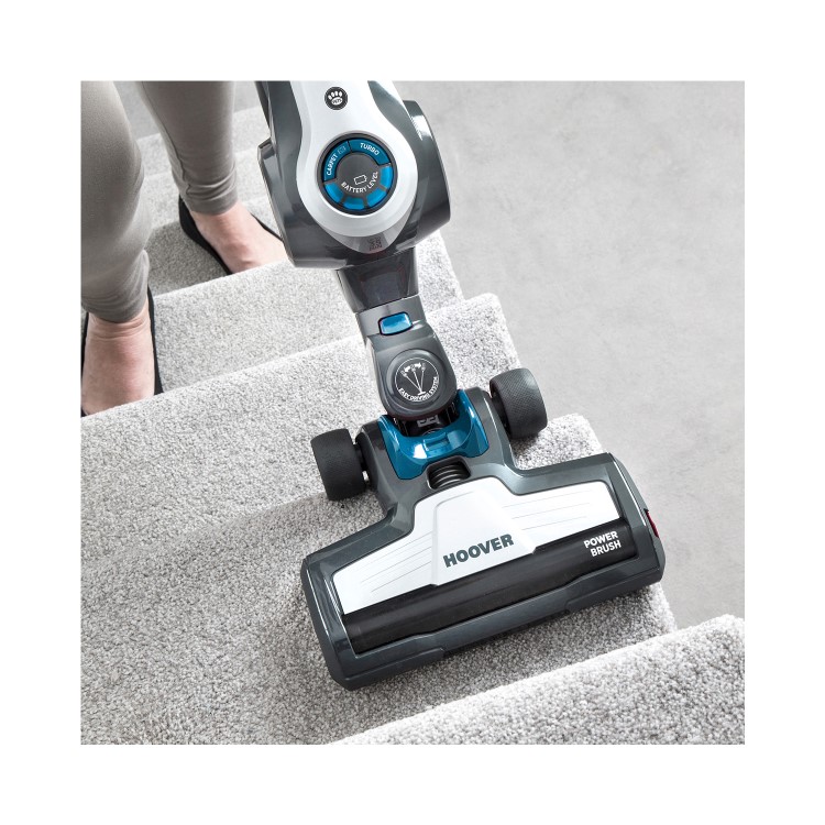 Hoover DS22PTG Discovery Pets Cordless Stick Vacuum Cleaner - Titanium & Turquoise