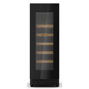 DS30WINEBG De Santii 18 Bottle Capacity Single Zone Wine Cooler - Black