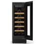 De Santii 18 Bottle Capacity Single Zone Wine Cooler - Black