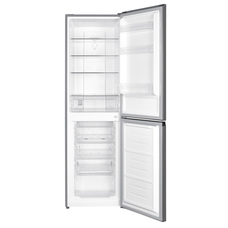 DeSantii 247 Litre 50/50 Freestanding Fridge Freezer - Inox