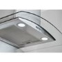 De Santii 60cm Curved Glass Chimney Hood - Stainless Steel