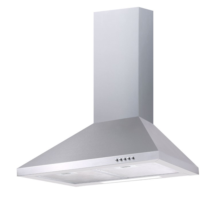 De Santii 60cm Chimney Cooker Hood - Stainless Steel