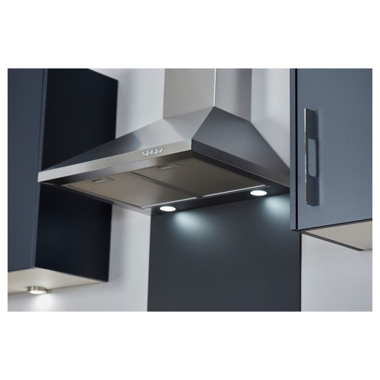 De Santii 60cm Chimney Cooker Hood - Stainless Steel