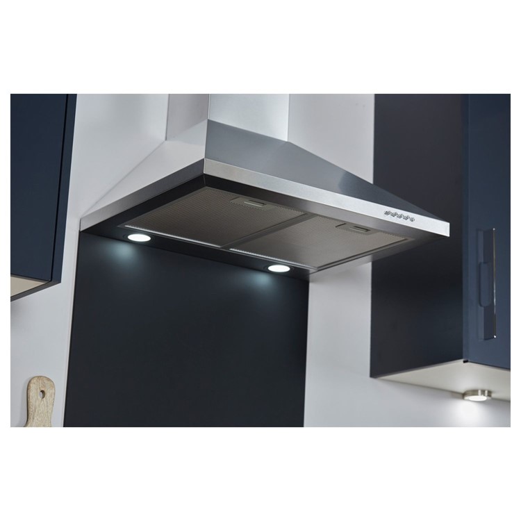 De Santii 60cm Chimney Cooker Hood - Stainless Steel