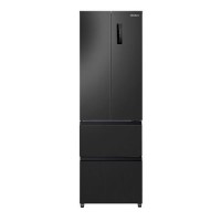 DeSantii 400 Litre French Style American Fridge Freezer - Dark Inox
