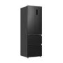 DeSantii 400 Litre French Style American Fridge Freezer - Dark Inox