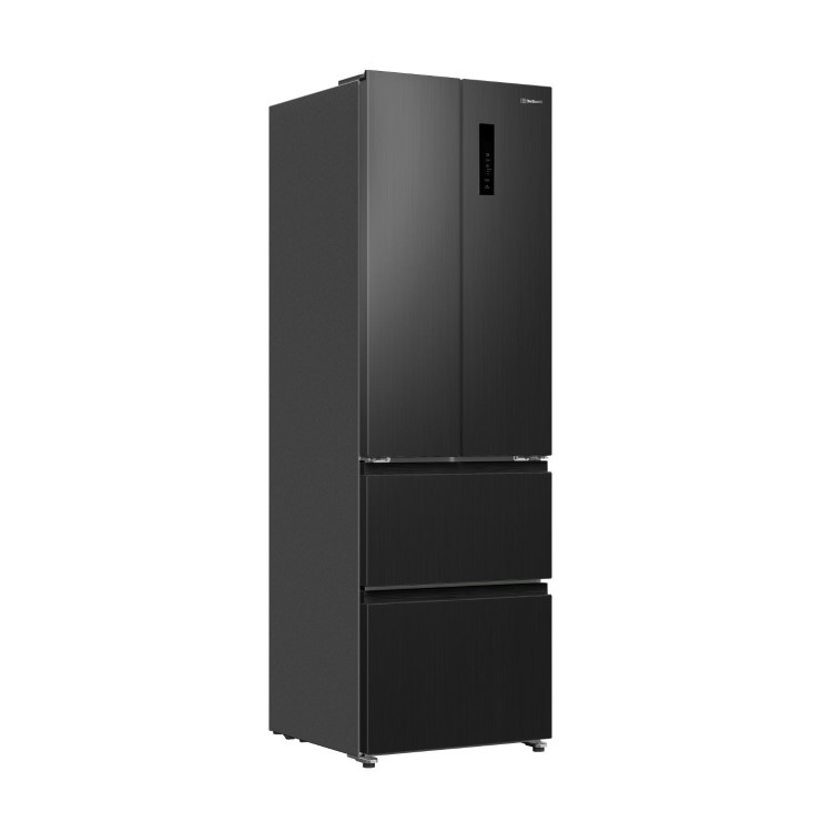 DeSantii 400 Litre French Style American Fridge Freezer - Dark Inox