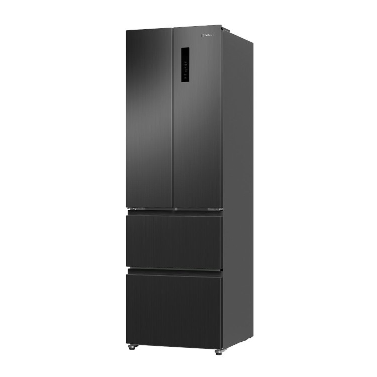 DeSantii 400 Litre French Style American Fridge Freezer - Dark Inox