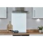 De Santii 60cm Flat Glass Chimney Cooker Hood  - Stainless Steel