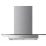 De Santii 60cm Flat Glass Chimney Cooker Hood  - Stainless Steel