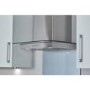 De Santii 60cm Flat Glass Chimney Cooker Hood  - Stainless Steel