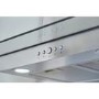 De Santii 60cm Flat Glass Chimney Cooker Hood  - Stainless Steel