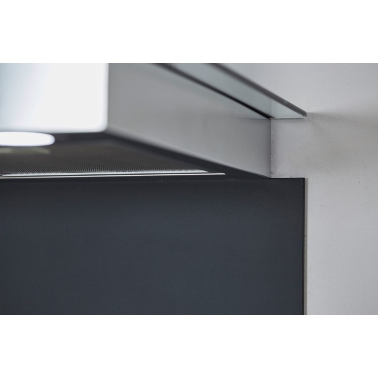De Santii 60cm Flat Glass Chimney Cooker Hood  - Stainless Steel