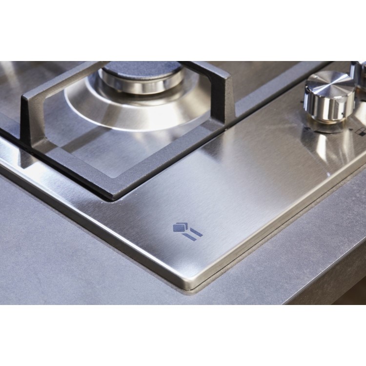 De Santii 60cm 4 Burner Gas Hob - Stainless Steel