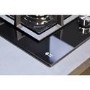 De Santii Esquire Splash 60cm 4 Burner Gas Hob - Black