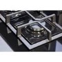 De Santii Esquire Splash 60cm 4 Burner Gas Hob - Black