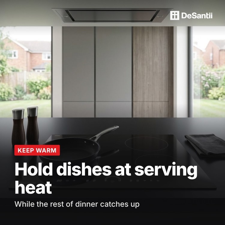 DeSantii 60cm 4 Zone Induction Hob with Slider Control