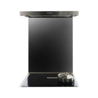 De Santii 60cm Glass Splashback - Black