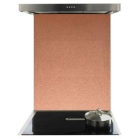 De Santii 600x750mm Toughened Glass Splashback - Bronze