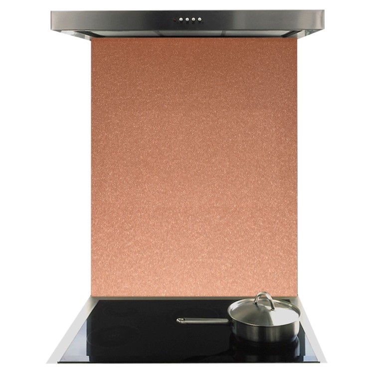 De Santii 600x750mm Toughened Glass Splashback - Bronze