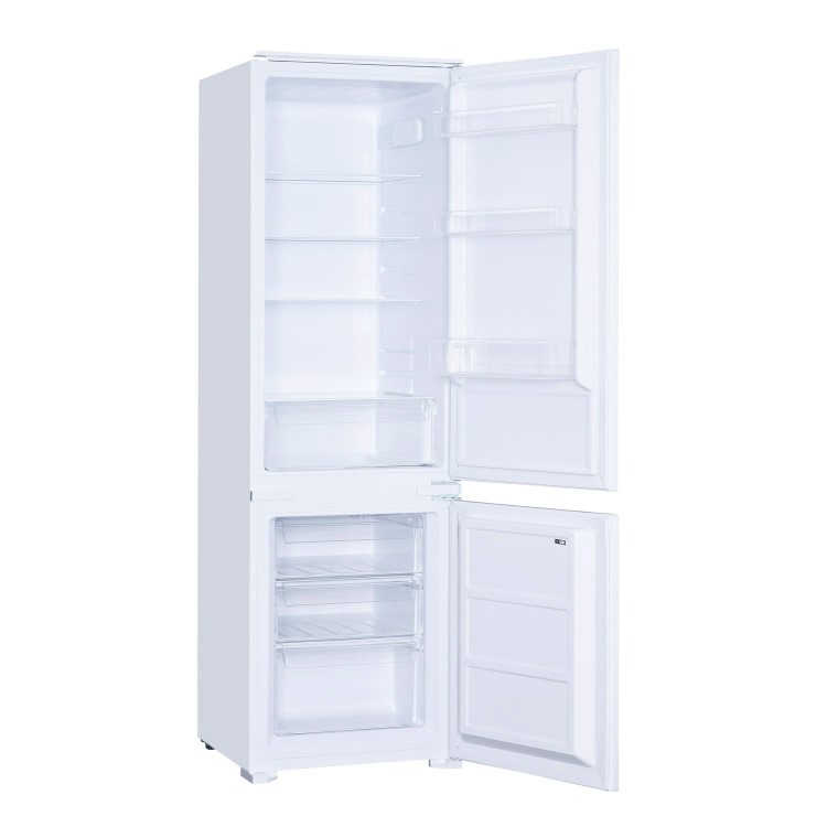 De Santii 250 Litre 70/30 Integrated Fridge Freezer - White