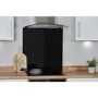 De Santii 70cm Curved Glass Chimney Cooker Hood - Stainless Steel