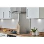 De Santii 70cm Curved Glass Chimney Cooker Hood - Stainless Steel
