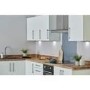 De Santii 70cm Flat Glass Chimney Cooker Hood - Stainless Steel