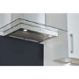 De Santii 70cm Flat Glass Chimney Cooker Hood - Stainless Steel