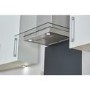 De Santii 70cm Flat Glass Chimney Cooker Hood - Stainless Steel