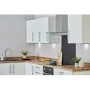 De Santii 70cm Flat Glass Chimney Cooker Hood - Stainless Steel