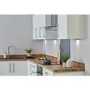 De Santii 70cm Flat Glass Chimney Cooker Hood - Stainless Steel