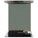 De Santii 700x750mm Toughened Glass Splashback - Olive