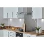 De Santii 90cm Curved Glass Cooker Hood - Stainless steel