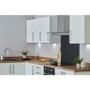 De Santii 60cm Flat Glass Chimney Cooker Hood - Stainless Steel